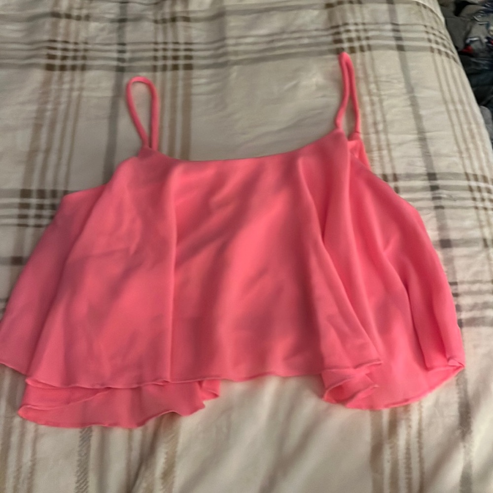 Pink crop top
